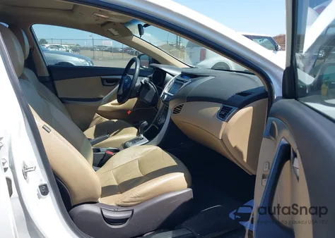 2012 Hyundai Elantra Limited from USA, damaged, VIN 5NPDH4AE0CH140665